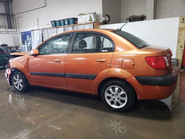 KNADE223896531279 - 2009 KIA RIO BASE ORANGE photo 2