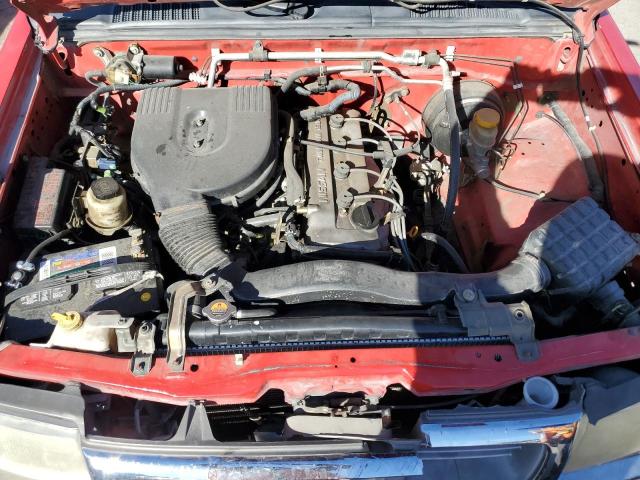 1N6DD26S6YC419097 - 2000 NISSAN FRONTIER KING CAB XE RED photo 11