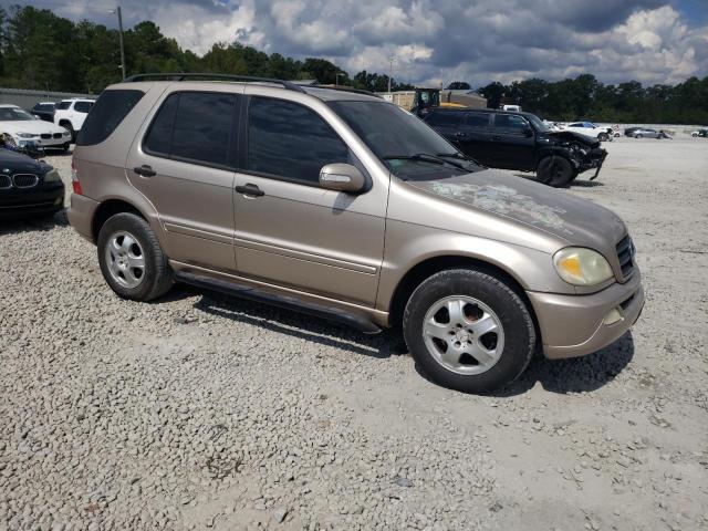 4JGAB54E72A322046 - 2002 MERCEDES-BENZ ML 320 TAN photo 4