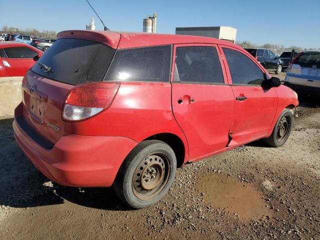 2T1KR32E73C026288 - 2003 TOYOTA COROLLA MA XR RED photo 3