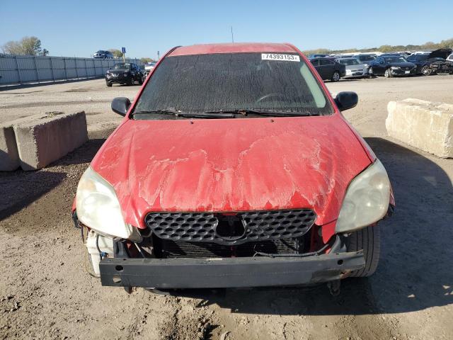 2T1KR32E73C026288 - 2003 TOYOTA COROLLA MA XR RED photo 5