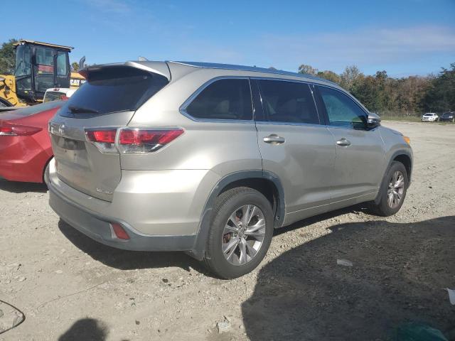 5TDJKRFH1ES008581 - 2014 TOYOTA HIGHLANDER XLE Qızıl foto 3