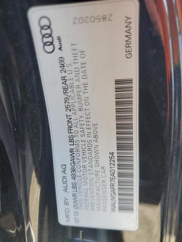 WAUVGAFR7EA012254 - 2014 AUDI S5 PRESTIGE 黑色 照片 13