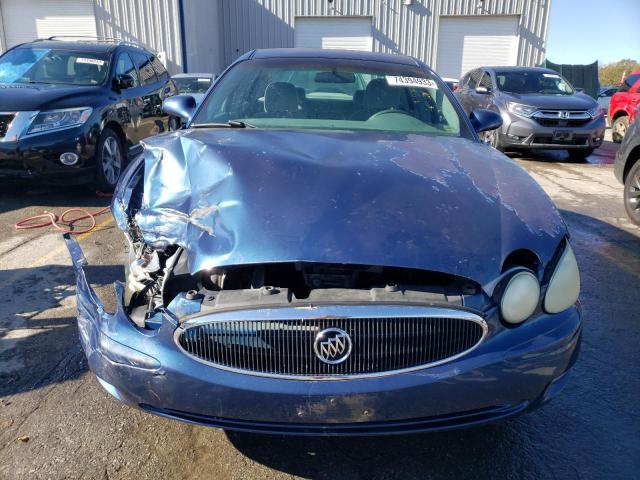 2G4WC582061157315 - 2006 BUICK LACROSSE CX BLUE photo 5