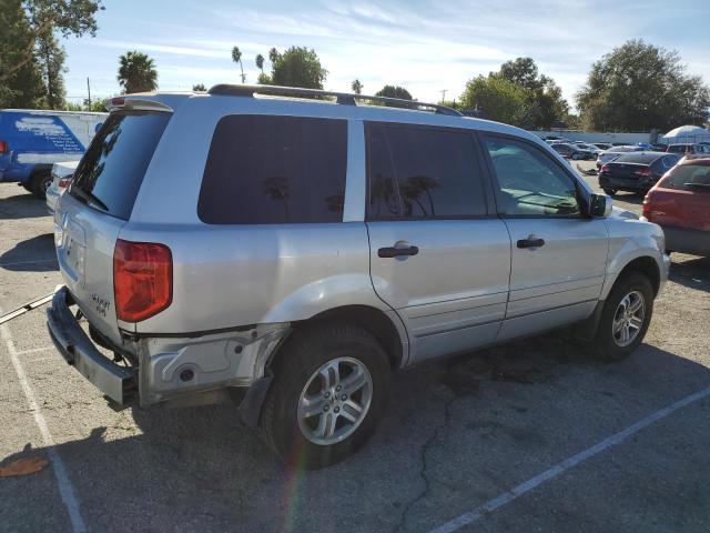 2HKYF18615H543903 - 2005 HONDA PILOT EXL GRAY photo 3