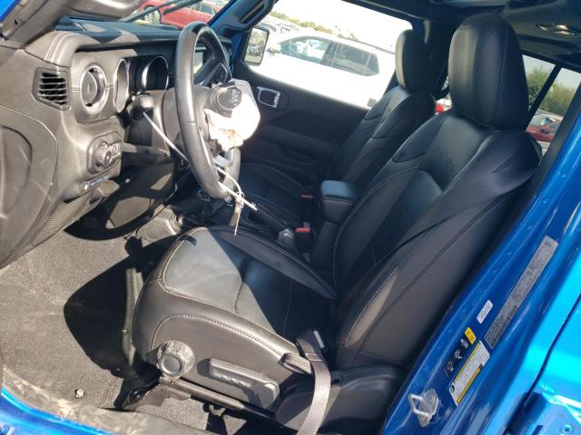 1C4JJXP69MW734692 - 2021 JEEP WRANGLER U SAHARA 4XE BLUE photo 7