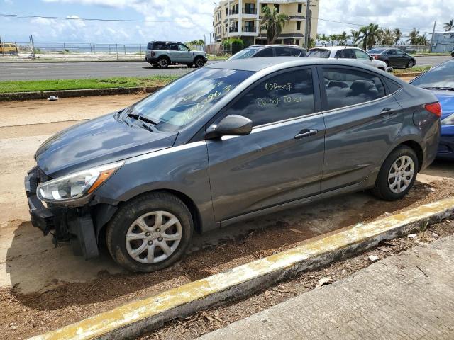 KMHCT4AEXDU403760 - 2013 HYUNDAI ACCENT GLS GRAY photo 1