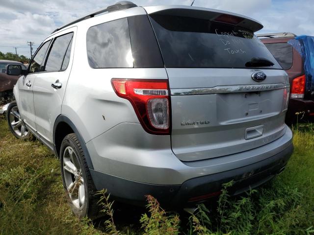 1FM5K7F83EGC59680 - 2014 FORD EXPLORER LIMITED SILVER photo 2