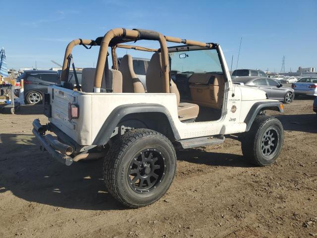 1J4FY49SXWP777021 - 1998 JEEP WRANGLER / SAHARA WHITE photo 3