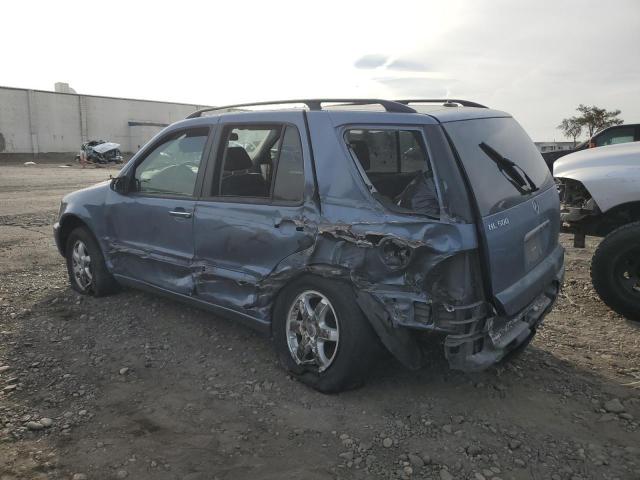 4JGAB75E94A487755 - 2004 MERCEDES-BENZ ML 500 BLUE photo 2