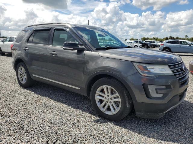 1FM5K7D88GGC55002 - 2016 FORD EXPLORER XLT GRAY photo 4