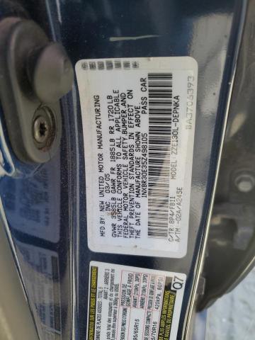 1NXBR30E35Z498105 - 2005 TOYOTA COROLLA CE BLUE photo 12