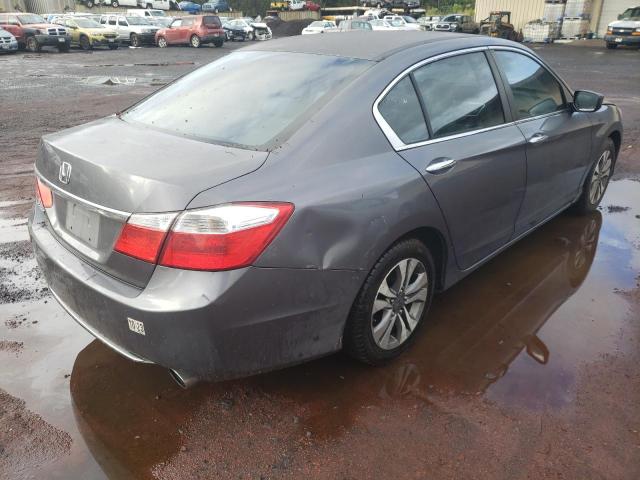 1HGCR2F32DA009011 - 2013 HONDA ACCORD LX GRAY photo 3