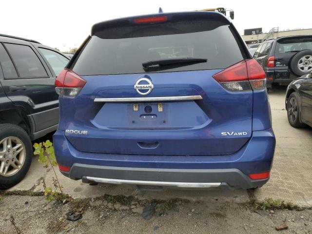 5N1AT2MV2JC759368 - 2018 NISSAN ROGUE S BLUE photo 6