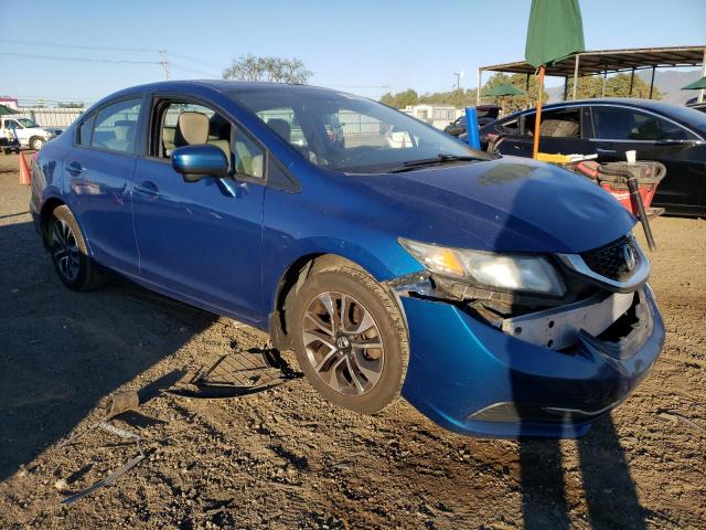 19XFB2F80FE009603 - 2015 HONDA CIVIC EX BLUE photo 4