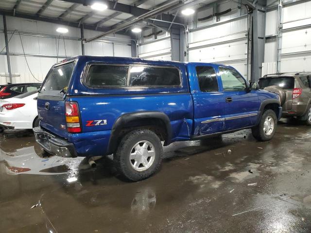 2GTEK19T641283923 - 2004 GMC NEW SIERRA K1500 BLUE photo 3