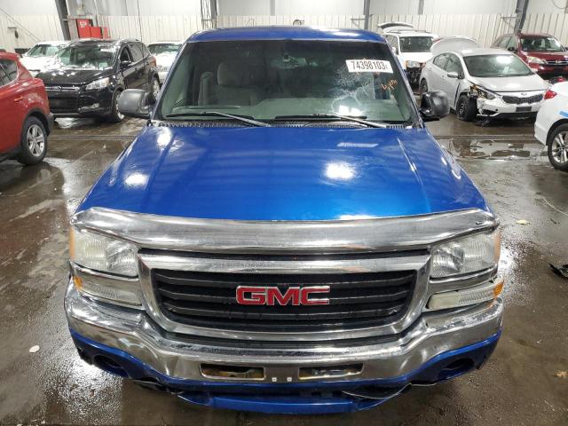 2GTEK19T641283923 - 2004 GMC NEW SIERRA K1500 BLUE photo 5