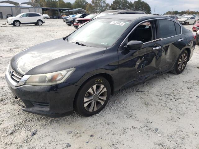 1HGCR2F37EA302453 - 2014 HONDA ACCORD LX BLACK photo 1