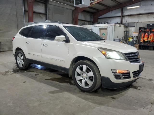 1GNKRJKD6EJ307556 - 2014 CHEVROLET TRAVERSE LTZ WHITE photo 4