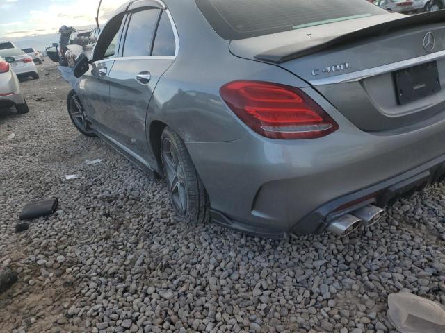 55SWF6GB9FU033753 - 2015 MERCEDES-BENZ C 400 4MATIC GRAY photo 2