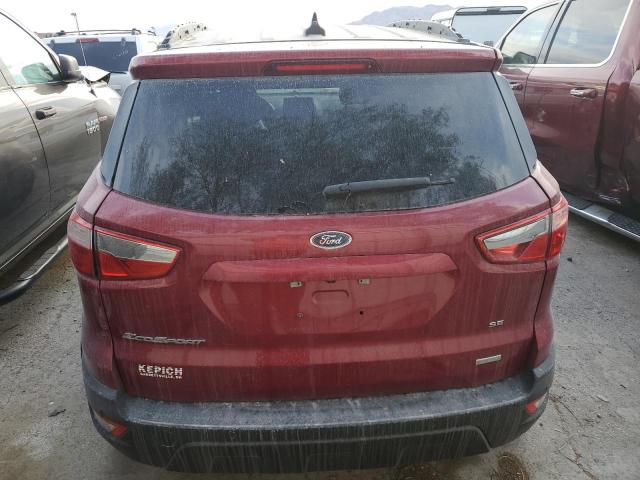 MAJ3S2GE9LC365810 - 2020 FORD ECOSPORT SE RED photo 6