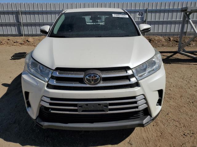 5TDZZRFH1KS346248 - 2019 TOYOTA HIGHLANDER LE WHITE photo 5