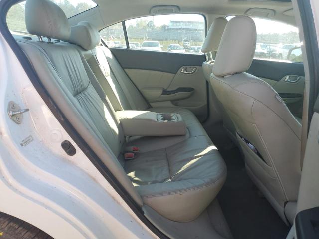 19XFB2F96CE076761 - 2012 HONDA CIVIC EXL თეთრი ფოტო 10