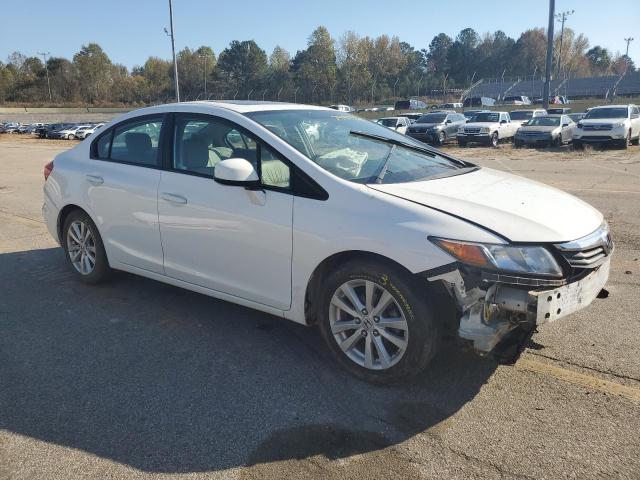 19XFB2F96CE076761 - 2012 HONDA CIVIC EXL WHITE photo 4