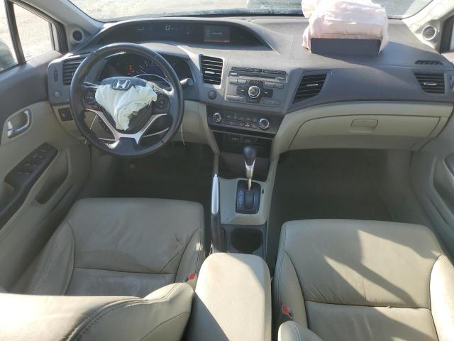 19XFB2F96CE076761 - 2012 HONDA CIVIC EXL თეთრი ფოტო 8