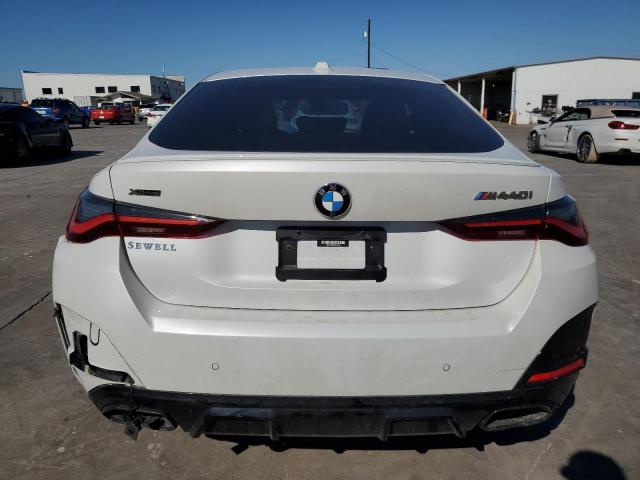 WBA13AW08NFL96396 - 2022 BMW M440XI GRAN COUPE WHITE photo 6