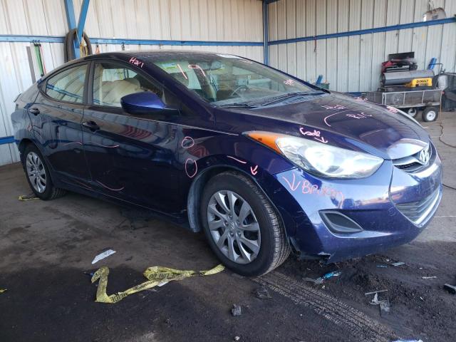 5NPDH4AE8DH216571 - 2013 HYUNDAI ELANTRA GLS BLUE photo 4