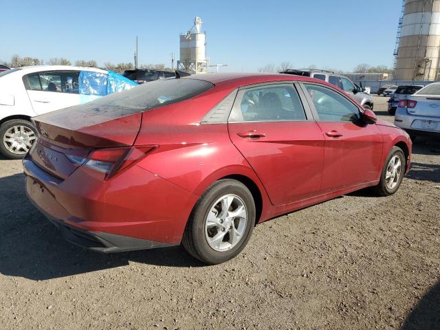 KMHLL4AG4PU575739 - 2023 HYUNDAI ELANTRA SE RED photo 3