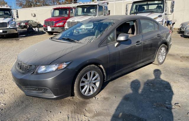 19XFB2F90CE347670 - 2012 HONDA CIVIC EXL GRAY photo 2