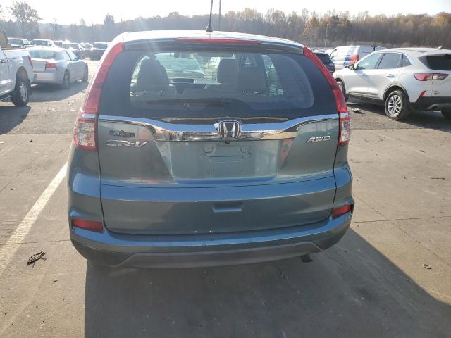 5J6RM4H39FL017530 - 2015 HONDA CR-V LX BLUE photo 6