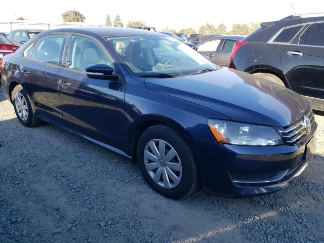 1VWAP7A37DC009510 - 2013 VOLKSWAGEN PASSAT S BLUE photo 4