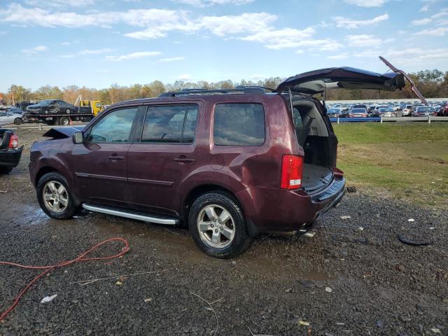 5FNYF485X9B004449 - 2009 HONDA PILOT EXL BURGUNDY photo 2