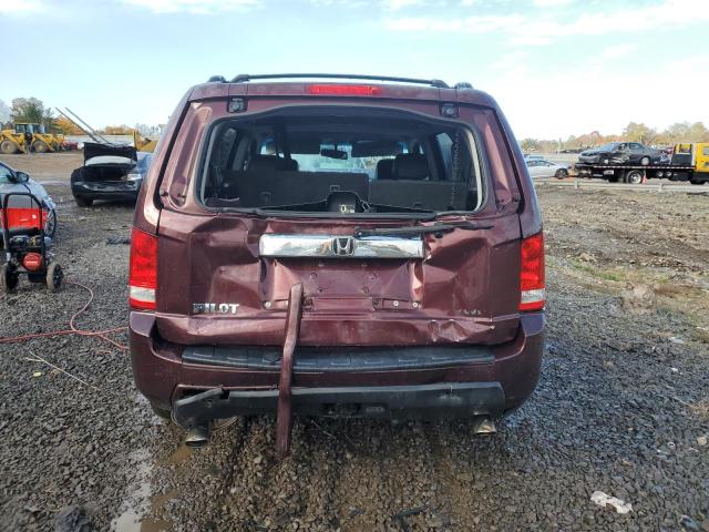 5FNYF485X9B004449 - 2009 HONDA PILOT EXL BURGUNDY photo 6