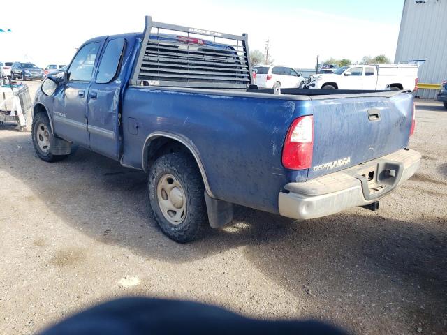 5TBRU34166S468099 - 2006 TOYOTA TUNDRA ACCESS CAB SR5 BLUE photo 2