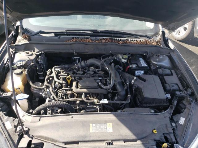 3FA6P0HD7ER163965 - 2014 FORD FUSION SE GRAY photo 11