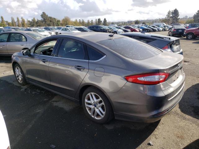 3FA6P0HD7ER163965 - 2014 FORD FUSION SE GRAY photo 2