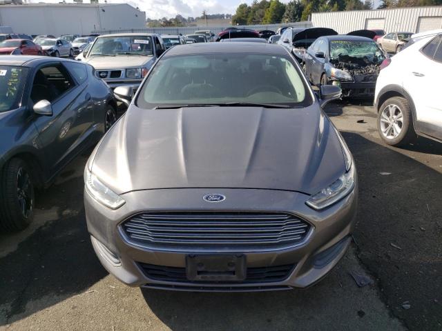 3FA6P0HD7ER163965 - 2014 FORD FUSION SE GRAY photo 5