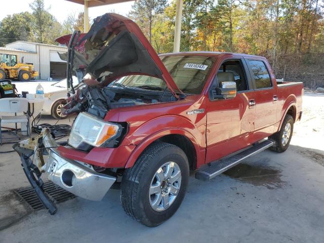 1FTFW1CF9DKF40262 - 2013 FORD F150 SUPERCREW RED photo 1