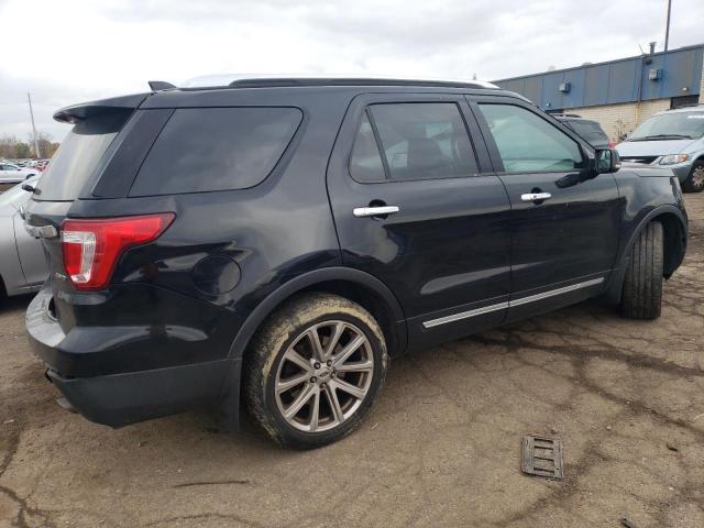 1FM5K8F86GGC24799 - 2016 FORD EXPLORER LIMITED BLACK photo 3