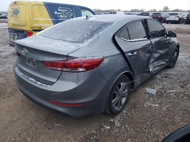 KMHD84LF2HU222590 - 2017 HYUNDAI ELANTRA SE GRAY photo 3