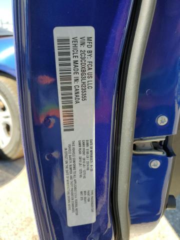 2C3CDXBG3LH235355 - 2020 DODGE CHARGER SXT BLUE photo 13