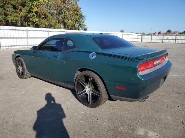 2B3CJ4DG7BH510841 - 2011 DODGE CHALLENGER GREEN photo 2