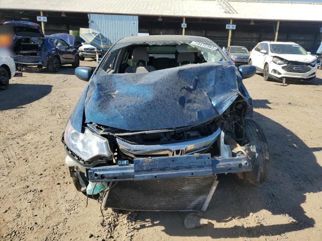 JHMZE2H56DS006124 - 2013 HONDA INSIGHT LX BLUE photo 5