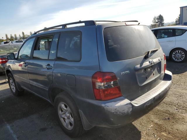 JTEGD21A040082979 - 2004 TOYOTA HIGHLANDER BLUE photo 2