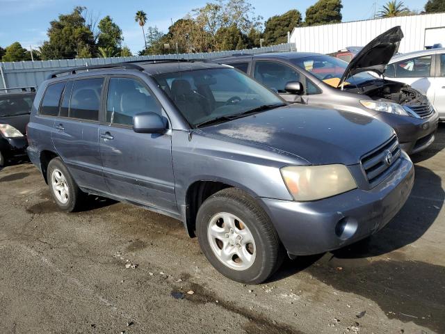 JTEGD21A040082979 - 2004 TOYOTA HIGHLANDER BLUE photo 4