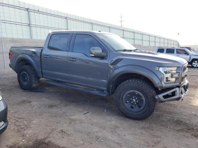 1FTFW1RG8JFB71804 - 2018 FORD F150 RAPTOR GRAY photo 4